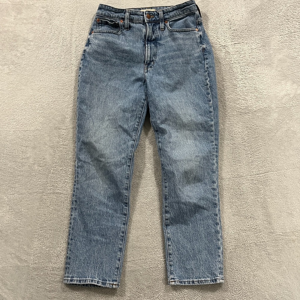 Madewell The Curvy Perfect Vintage Jean Size 28 (27x27) Blue Denim Medium Wash
